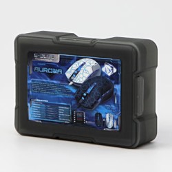 E-blue Auroza EMS636 Hexagon Mysz przewodowa, czarna, 2500DPI, EOL