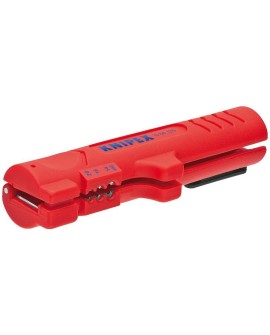 Knipex 16 64 125 SB narzędzie do zdejmowania izolacji Czerwony