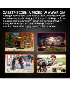EXTRALINK AGREGAT BENZYNOWY EGP-3000 3KW