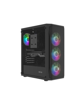 FURY OBUDOWA KOMPUTEROWA FURY SHOBO SH4F RGB MIDI Z OKNEM CZARNA