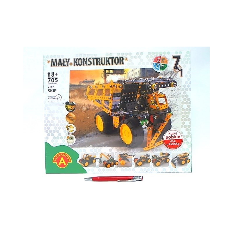 Mały Konstruktor 7w1 - Skip ALEX