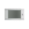 Szafa jednosekcyjna Lanberg WF01-6606-10S (6U 368mm / 600mm / 600 mm wisząca Szklane 19'' kolor szary)