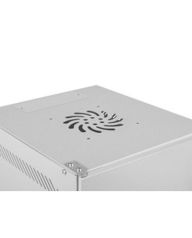 LANBERG SZAFA WISZĄCA RACK 10" 6U 280X310 SZARA, DRZWI METALOWE (FLAT PACK) WF10-2306-00S