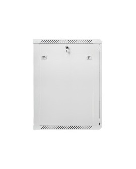 Szafa montażowe Lanberg WF01-6618-10S (18U 900mm / 600mm / 600 mm wisząca Szklane 19'' kolor szary)