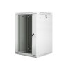 Szafa montażowe Lanberg WF01-6618-10S (18U 900mm / 600mm / 600 mm wisząca Szklane 19'' kolor szary)