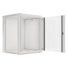 Szafa rack Lanberg WF01-6615-10S (15U 769mm / 600mm / 600 mm wisząca Szklane 19'' kolor szary)