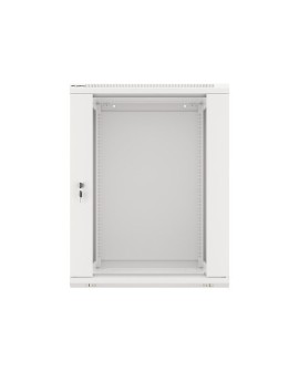 Szafa rack Lanberg WF01-6615-10S (15U 769mm / 600mm / 600 mm wisząca Szklane 19'' kolor szary)