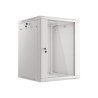 Szafa rack Lanberg WF01-6615-10S (15U 769mm / 600mm / 600 mm wisząca Szklane 19'' kolor szary)