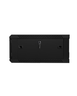 Szafa jednosekcyjna Lanberg WF01-6604-10B (4U 280mm / 600mm / 600 mm wisząca Szklane 19'' kolor czarny)