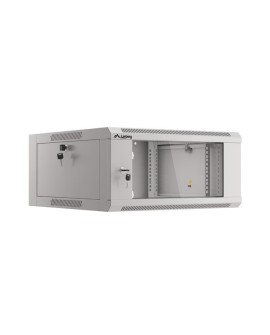 LANBERG SZAFA WISZĄCA 19" 4U 570X600 SZYBKI MONTAŻ (SZARA, FLAT PACK) WFFA-5604-10S