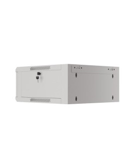 LANBERG SZAFA WISZĄCA 19" 4U 570X600 SZYBKI MONTAŻ (SZARA, FLAT PACK) WFFA-5604-10S