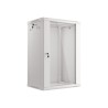Szafa rack Lanberg WF01-6418-10S (18U 901mm / 600mm / 450 mm wisząca Szklane 19'' kolor szary)