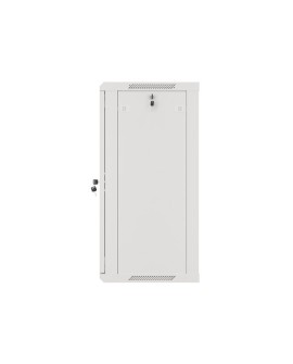 Szafa rack Lanberg WF01-6418-10S (18U 901mm / 600mm / 450 mm wisząca Szklane 19'' kolor szary)