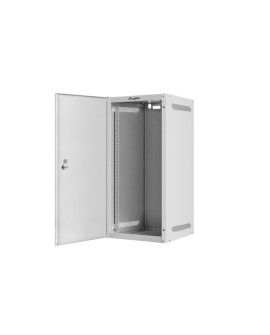 LANBERG SZAFA WISZĄCA RACK 10" 12U 280X310 SZARA, DRZWI METALOWE (FLAT PACK) WF10-2312-00S