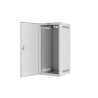 LANBERG SZAFA WISZĄCA RACK 10" 12U 280X310 SZARA, DRZWI METALOWE (FLAT PACK) WF10-2312-00S