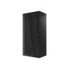 Szafa jednosekcyjna Lanberg WF01-6427-10B (27U 1300mm / 600mm / 450 mm wisząca Szklane 19'' kolor czarny)