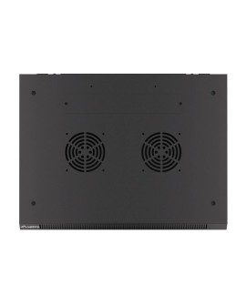 Szafa jednosekcyjna Lanberg WF01-6427-10B (27U 1300mm / 600mm / 450 mm wisząca Szklane 19'' kolor czarny)