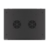 Szafa jednosekcyjna Lanberg WF01-6427-10B (27U 1300mm / 600mm / 450 mm wisząca Szklane 19'' kolor czarny)