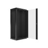 Szafa jednosekcyjna Lanberg WF01-6427-10B (27U 1300mm / 600mm / 450 mm wisząca Szklane 19'' kolor czarny)