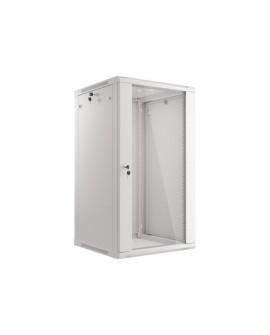 Szafa jednosekcyjna Lanberg WF01-6622-10S (22U 1080mm / 600mm / 600 mm wisząca Szklane 19'' kolor szary)