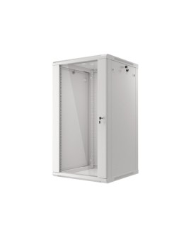Szafa jednosekcyjna Lanberg WF01-6622-10S (22U 1080mm / 600mm / 600 mm wisząca Szklane 19'' kolor szary)
