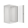 Szafa jednosekcyjna Lanberg WF01-6622-10S (22U 1080mm / 600mm / 600 mm wisząca Szklane 19'' kolor szary)