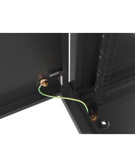 LANBERG SZAFA WISZĄCA RACK 19" 12U 600X450 DRZWI METALOWE CZARNA (FLAT PACK) WF01-6412-00B