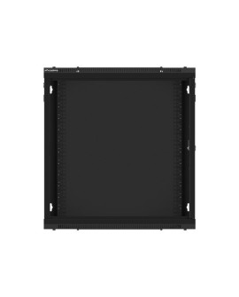 LANBERG SZAFA WISZĄCA RACK 19" 12U 600X450 DRZWI METALOWE CZARNA (FLAT PACK) WF01-6412-00B