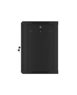 LANBERG SZAFA WISZĄCA RACK 19" 12U 600X450 DRZWI METALOWE CZARNA (FLAT PACK) WF01-6412-00B