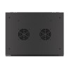 LANBERG SZAFA WISZĄCA RACK 19" 12U 600X450 DRZWI METALOWE CZARNA (FLAT PACK) WF01-6412-00B