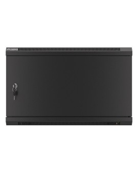 LANBERG SZAFA WISZĄCA RACK 19" 6U 600X600 DRZWI METALOWE CZARNA (FLAT PACK) WF01-6606-00B