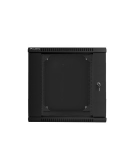 Szafa rack Lanberg WF02-6612-10B (12U 635mm / 600mm / 600 mm wisząca Szklane 19'' kolor czarny)