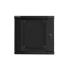 Szafa rack Lanberg WF02-6612-10B (12U 635mm / 600mm / 600 mm wisząca Szklane 19'' kolor czarny)