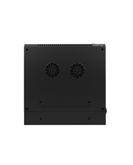 Szafa rack Lanberg WF02-6612-10B (12U 635mm / 600mm / 600 mm wisząca Szklane 19'' kolor czarny)