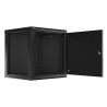 LANBERG SZAFA WISZĄCA RACK 19" 12U 600X600 DRZWI METALOWE CZARNA (FLAT PACK) WF01-6612-00B