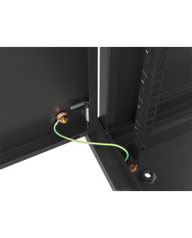 LANBERG SZAFA WISZĄCA RACK 19" 12U 600X600 DRZWI METALOWE CZARNA (FLAT PACK) WF01-6612-00B
