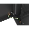 LANBERG SZAFA WISZĄCA RACK 19" 12U 600X600 DRZWI METALOWE CZARNA (FLAT PACK) WF01-6612-00B