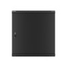 LANBERG SZAFA WISZĄCA RACK 19" 12U 600X600 DRZWI METALOWE CZARNA (FLAT PACK) WF01-6612-00B