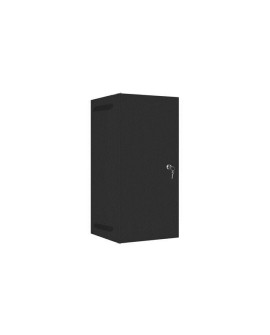 LANBERG SZAFA WISZĄCA RACK 10" 12U 280X310 CZARNA, DRZWI METALOWE (FLAT PACK) WF10-2312-00B