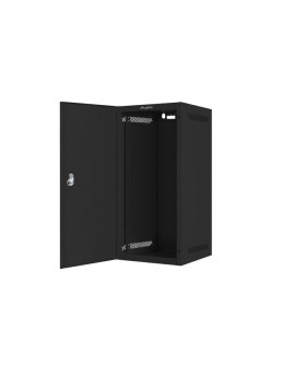 LANBERG SZAFA WISZĄCA RACK 10" 12U 280X310 CZARNA, DRZWI METALOWE (FLAT PACK) WF10-2312-00B