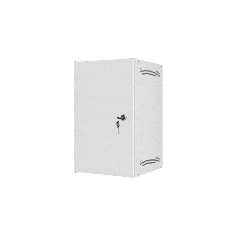 LANBERG SZAFA WISZĄCA RACK 10" 9U 280X310 SZARA, DRZWI METALOWE (FLAT PACK) WF10-2309-00S