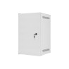 LANBERG SZAFA WISZĄCA RACK 10" 9U 280X310 SZARA, DRZWI METALOWE (FLAT PACK) WF10-2309-00S