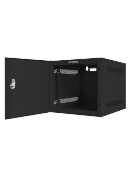 LANBERG SZAFA WISZĄCA RACK 10" 4U 280X310 CZARNA, DRZWI METALOWE (FLAT PACK) WF10-2304-00B