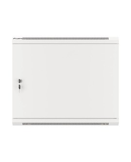 LANBERG SZAFA WISZĄCA RACK 19" 9U 600X450 DRZWI METALOWE SZARA (FLAT PACK) WF01-6409-00S
