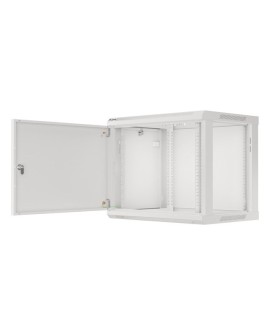 LANBERG SZAFA WISZĄCA RACK 19" 9U 600X450 DRZWI METALOWE SZARA (FLAT PACK) WF01-6409-00S