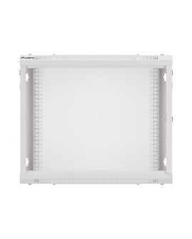 LANBERG SZAFA WISZĄCA RACK 19" 9U 600X450 DRZWI METALOWE SZARA (FLAT PACK) WF01-6409-00S