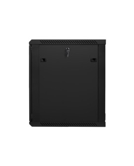 Szafa jednosekcyjna, zamykana na zamek Lanberg WF01-6615-10B (15U 769mm / 600mm / 600 mm stojąca Otwierane 19'' kolor czarny)