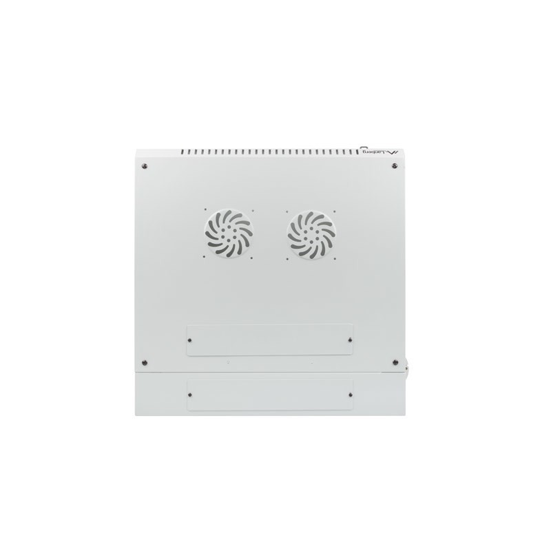 LANBERG SZAFA WISZĄCA DWUSEKCYJNA 19" 6U 600X600 (DRZWI SZKLANE, SZARA RAL7035)