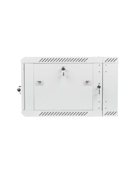 LANBERG SZAFA WISZĄCA DWUSEKCYJNA 19" 6U 600X600 (DRZWI SZKLANE, SZARA RAL7035)