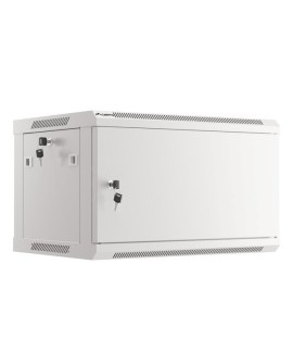 LANBERG SZAFA WISZĄCA RACK 19" 6U 600X450 DRZWI METALOWE SZARA (FLAT PACK) WF01-6406-00S